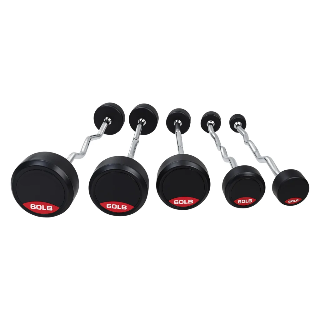SET DE 5 BARRAS Z DE PESO FIJO (20 lbs – 60 lbs)